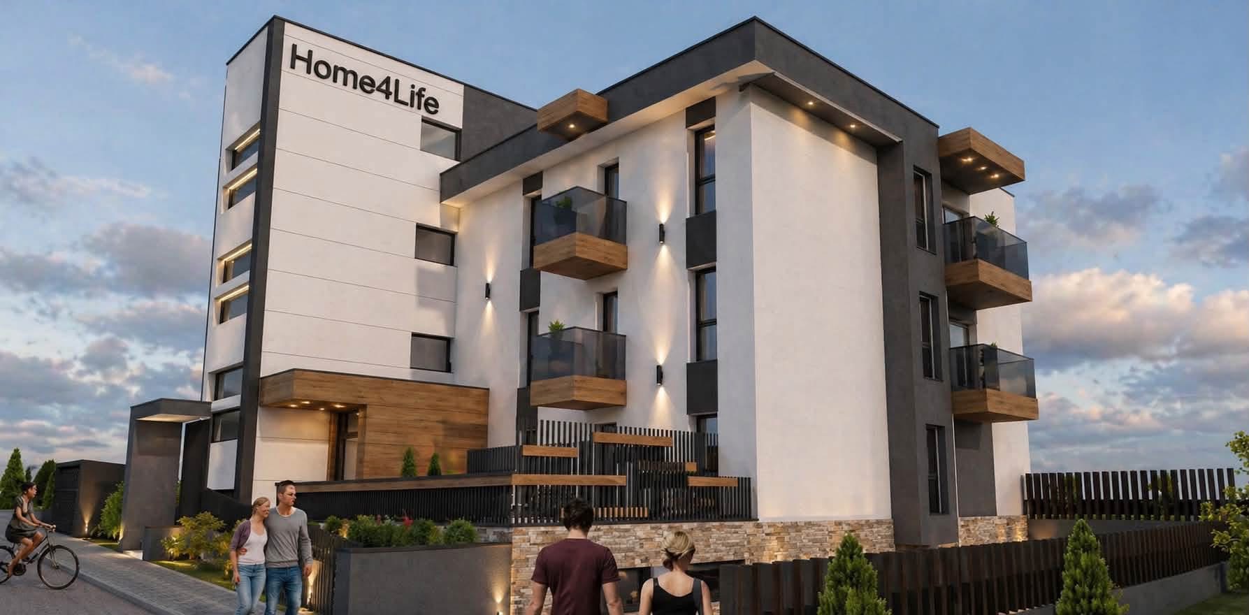 Render vanjskog izgleda Home4Life urbane vile