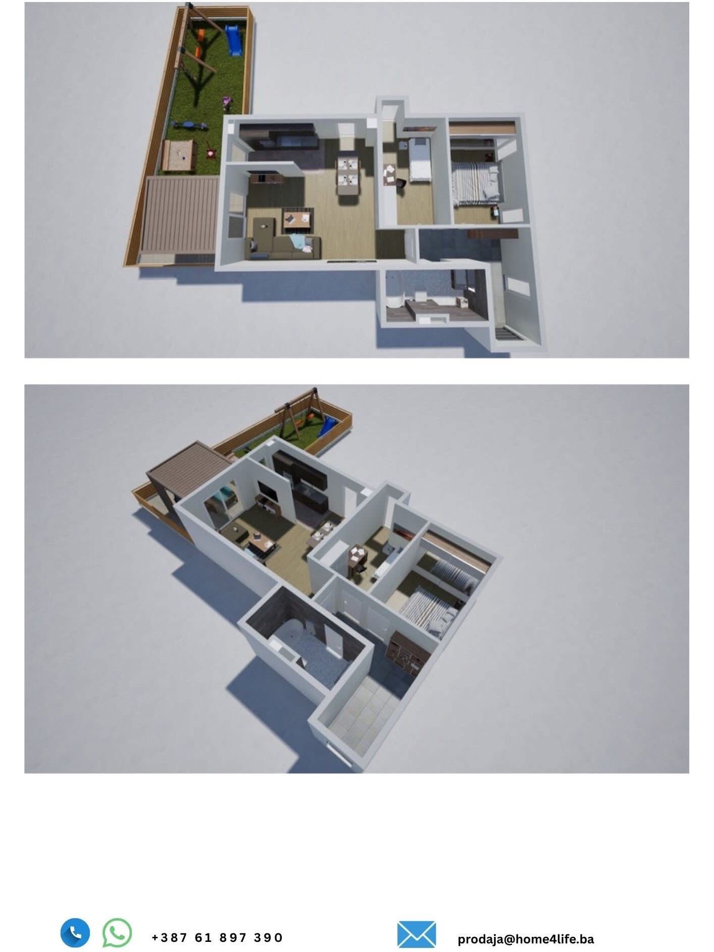 3D prikaz stana 1